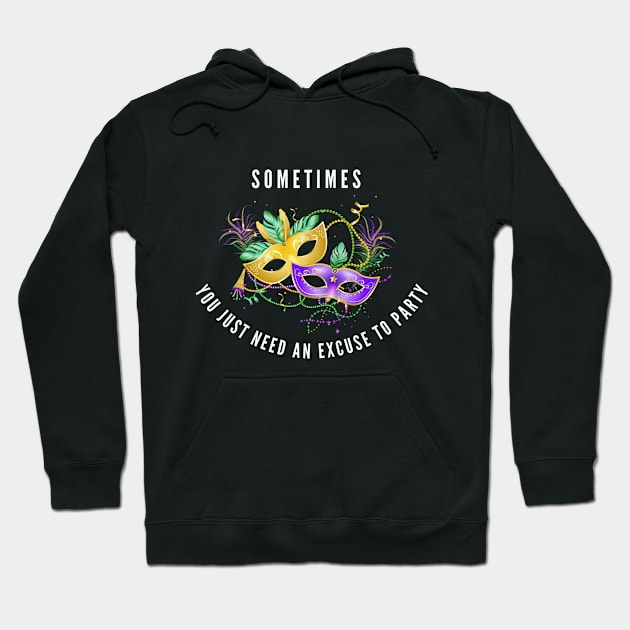 Mardi Gras carnival 2023 Hoodie by TextureMerch